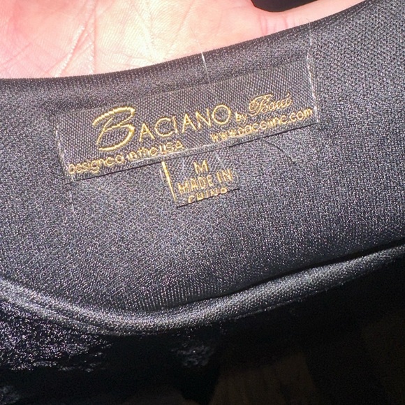 EUC Baciano Lace‎ Overlay Maxi Sleeveless Black Dress - Picture 5 of 10